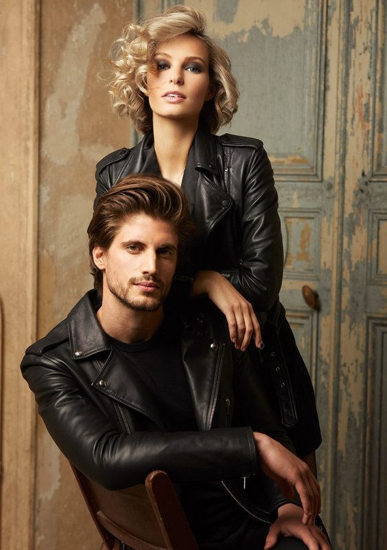 trendy_couple_wavy_balayage_and_quiff